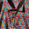 Blue And Pink Buti Print Cotton Shirt 4
