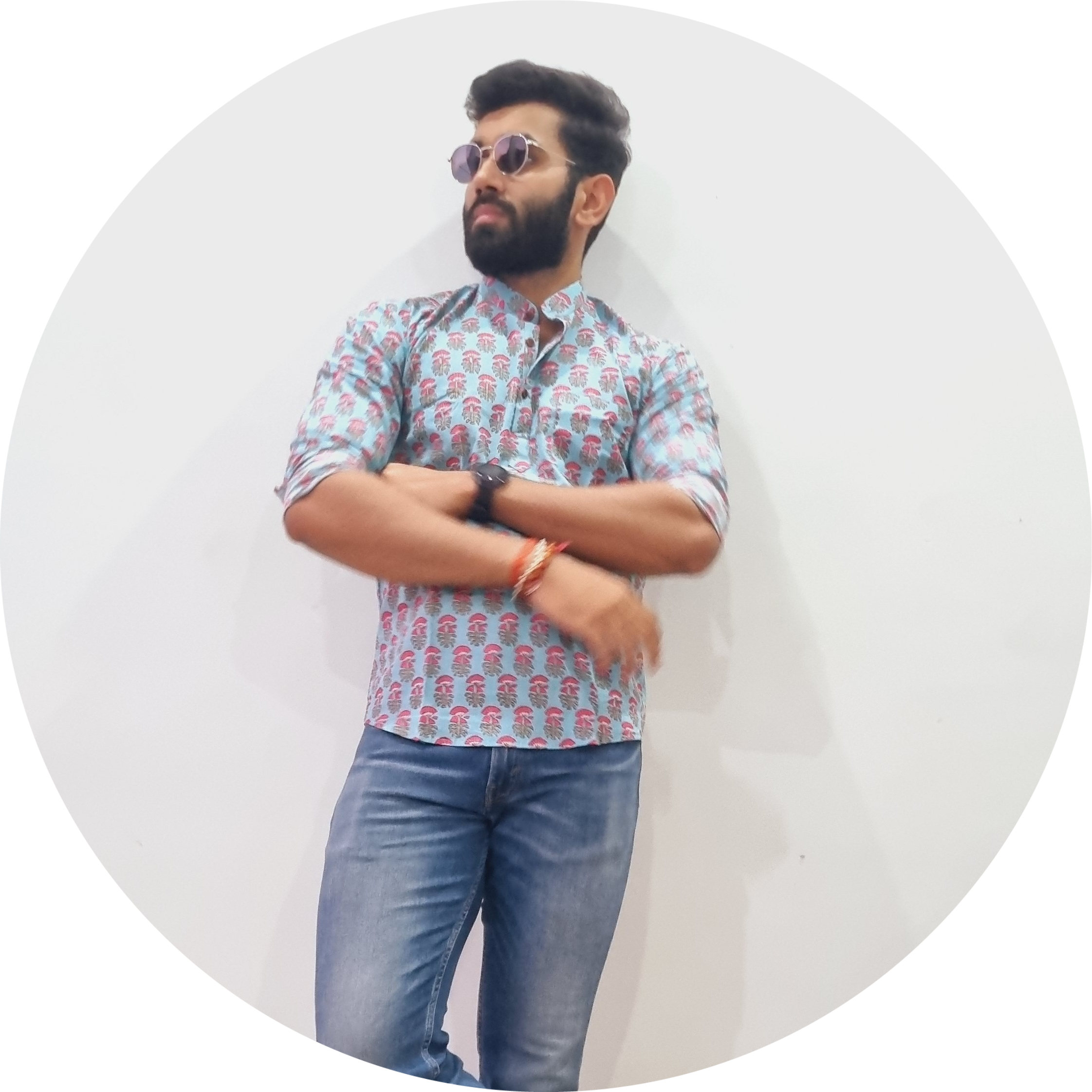Jaipuri Printed Men's Kurta Image