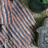 White Grey Stripes Hand-Print Cotton Shirt (3)