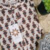 White On Grey Buti Handprinted Kurta(2)