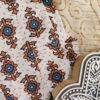 White On Grey Buti Handprinted Kurta(3)