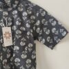 Black Base White Buti Handprinted Cotton Shirt (3)