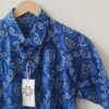 Blue Bandhini Print Cotton Shirt 4