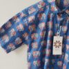 Blue Base Multi Colour Elephant HandPrinted Cotton Shirt