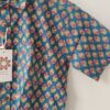 Blue Base Red Flower Buti Printed Cotton Shirt (2)