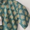 Green Base Yellow Floral Buta Printed Cotton Shirt (2)