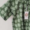 Green Floral Batik Printed Cotton Shirt