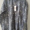 Grey Base White Floral HandPrinted Cotton Shirt (2)