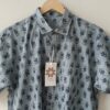 Grey Blue Buti HandPrinted Cotton Shirt (3)