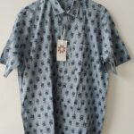 Grey Blue Buti HandPrinted Cotton Shirt (4)