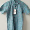 Light Blue Red Buti HandPrinted Cotton Shirt (4)