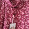 Magenta Floral Bandhani Printed Cotton Shirt