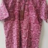 Magenta Pink Batik Cotton Shirt