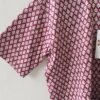 Magenta White Floral Buti HandPrinted Cotton Shirt (3)