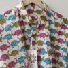 Multi Colour White Base Elephant Motif Cotton Shirt (3)