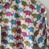 Multi Colour White Base Elephant Motif Cotton Shirt (4)