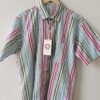 Multi Colour White Base Striped Cotton Shirt