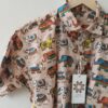 Multi colour Beige Base Elephant Motif Cotton Shirt (4)