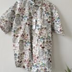 Multi colour White Base Warli Cotton Shirt