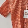 Orange Lehriya Printed Cotton Shirt (2)