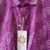 Purple Bandhini Print Cotton Shirt (2)