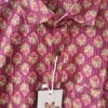 Red Base Floral Buti HandPrinted Cotton Shirt