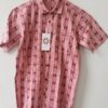 Red Striped Cotton Shirt