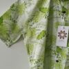 White And Light Green Floral Handprinted Cotton Shirt (2)