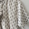 White Base Grey Rabit Motif Cotton Shirt (3)