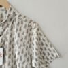 White Base Grey Rabit Motif Cotton Shirt (4)