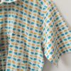 White Base Light Green And Yellow Elephant Motif Cotton Shirt (3)
