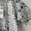 White Base Navy Blue Warli Printed Cotton Shirt