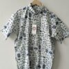 White Base Navy Blue Warli Printed Cotton Shirt (4)