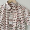 White Base Red Warli HandPrinted Cotton Shirt (3)