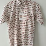 White Base Red Warli HandPrinted Cotton Shirt (4)