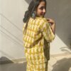 Love In Yellow Dabu Hand Block Printed Co-ord Set 2