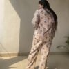 Pink Geometry Hand Block Printed Co-ord set 5