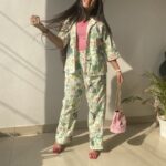 The Floral Hand Block Printed Co-ord Set 1