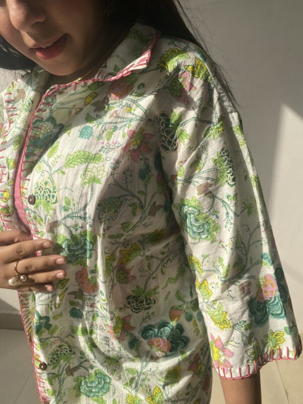 The Floral Hand Block Printed Co-ord Set 2