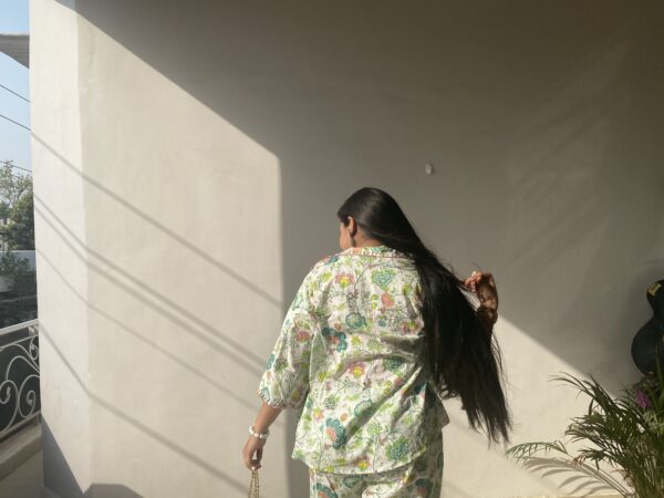 The Floral Hand Block Printed Co-ord Set 5