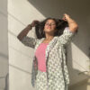 The Green Bling Hand Block printed Co-ord Set 2