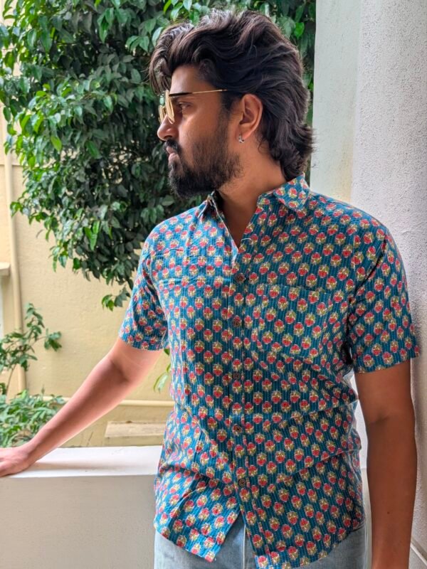 Peacock Bloom Shirt
